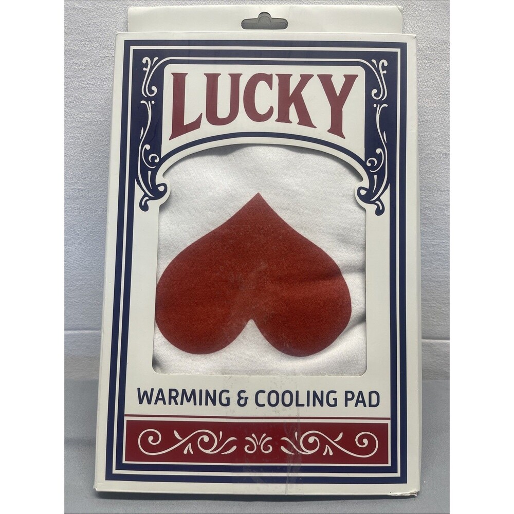 Lucky Brand Warming Cooling Pad Microwave Freezer Clay Beads New RARE